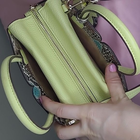 NWOT Kate Spade Spencer Python-embossed Mini Satchel Bag - Picture 16 of 16